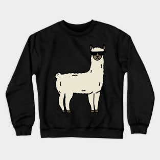 Funny Cool Llama Alpaca Animal Crewneck Sweatshirt